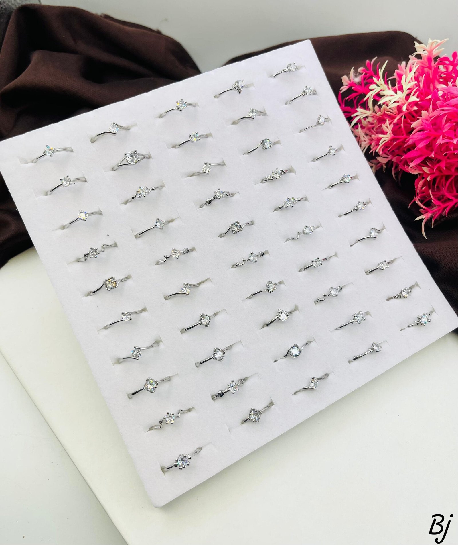 Silver Daimond Zircon Rings